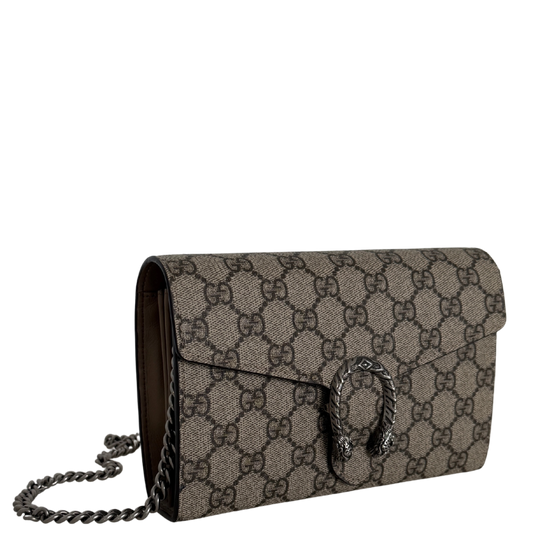 Gucci Dionysus GG Supreme Wallet on Chain / neuwertig Gucci