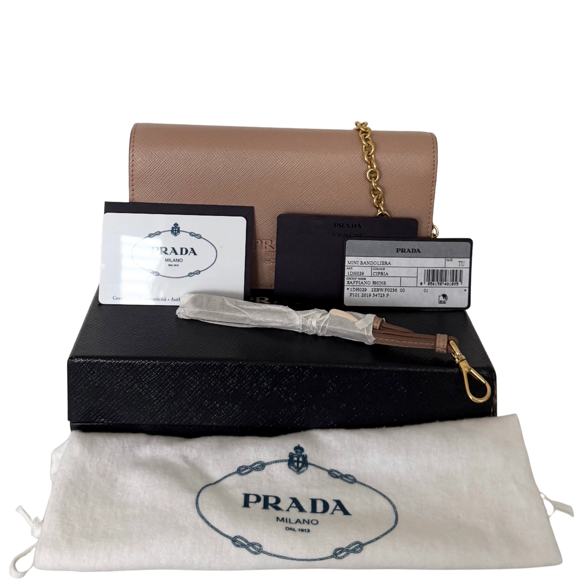 Prada Wallet on Chain Mini Bandoliera Cipria / neuwertig Prada