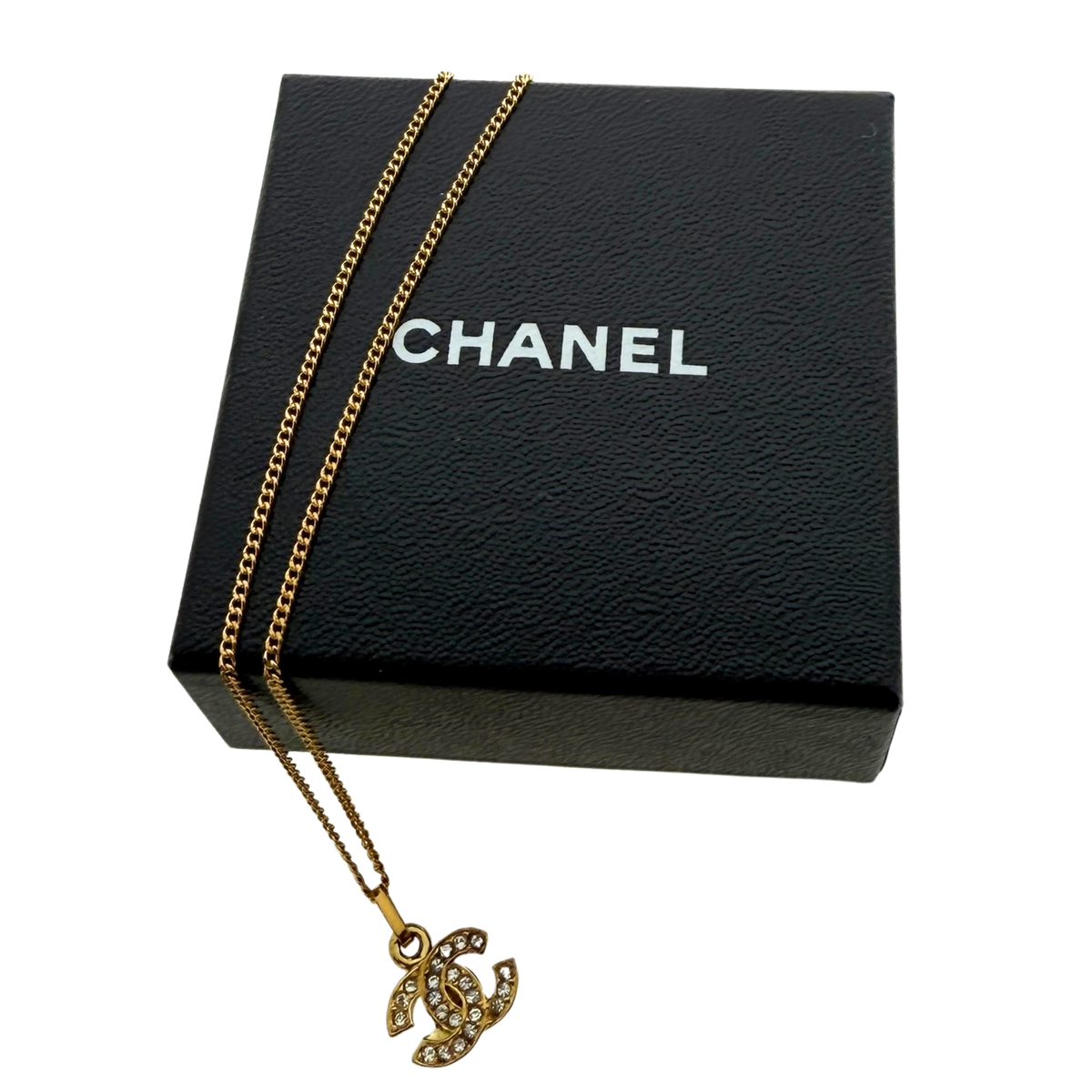 Chanel CC-halsketting goud