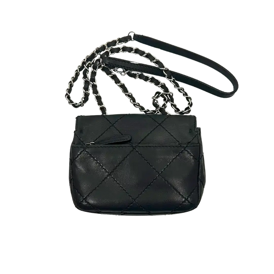 Chanel Mini Square Timeless Stitch it Flap Bag Lammleder / gut Chanel