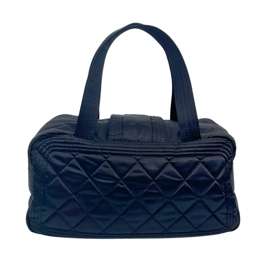 Chanel Black Sports Line Nylon Sporttasche schwarz / sehr gut Chanel