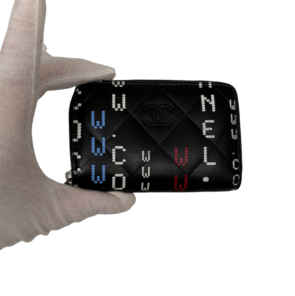 Chanel CC Lammleder Geldbörse Multicolor / sehr gut Louis Vuitton