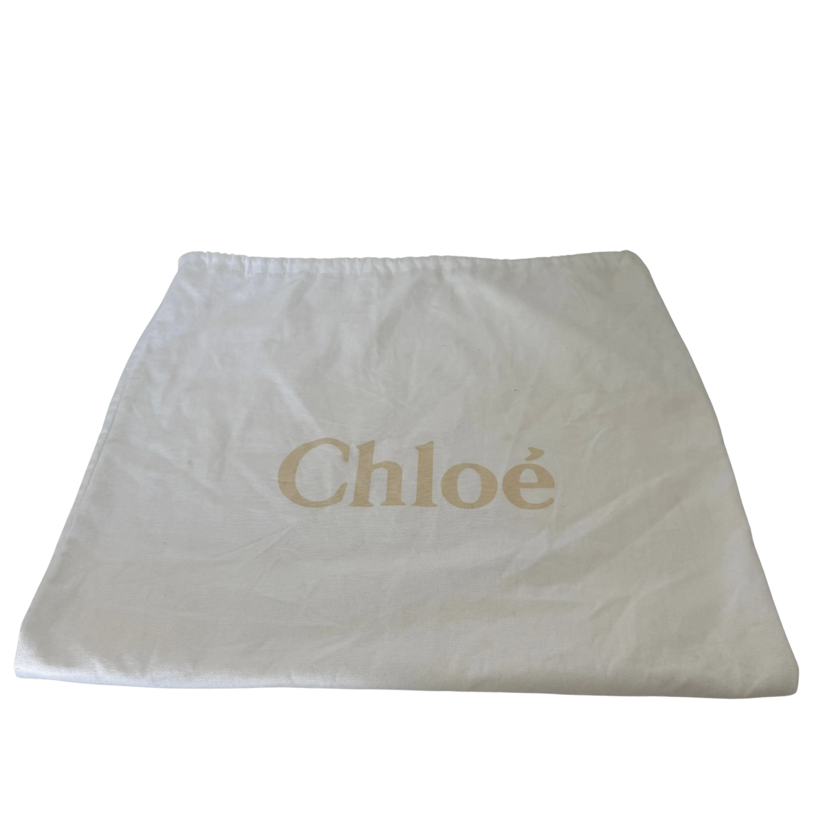 Chloé Woody Tote Bag aus Leinen beige / sehr gut Echtheitscheck