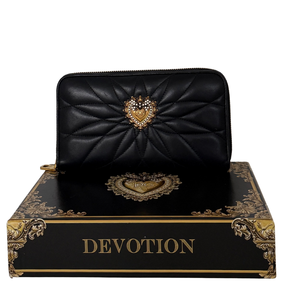Dolce & Gabbana Devotion Portemonnee Zwart