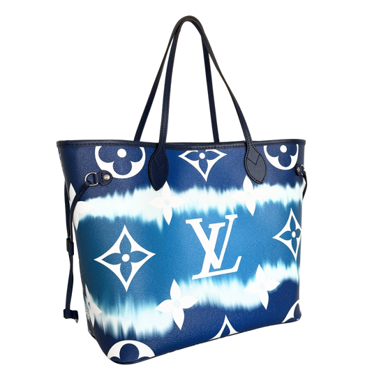 Louis Vuitton LV Escale Neverfull MM Blau / neuwertig Louis Vuitton
