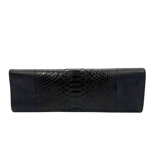 Gucci Clutch schwarz Schlangenleder / sehr gut Gucci