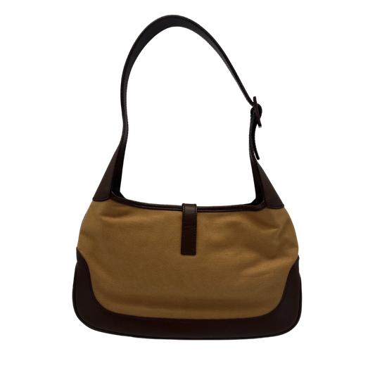 Gucci Jackie Vintage Schultertasche braun beige / gut Gucci