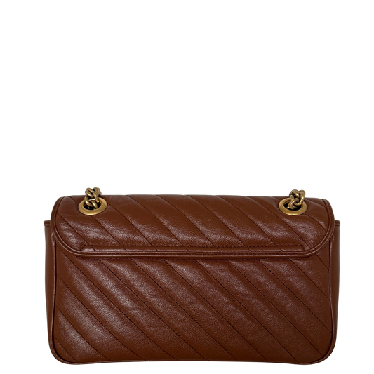 Gucci GG Marmont Medium Schultertasche braun / sehr gut Gucci