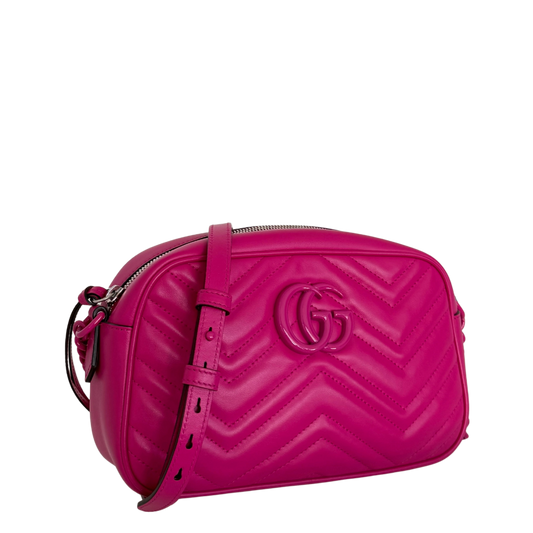 Gucci GG Marmont Camera Bag Small Pink / sehr gut Gucci