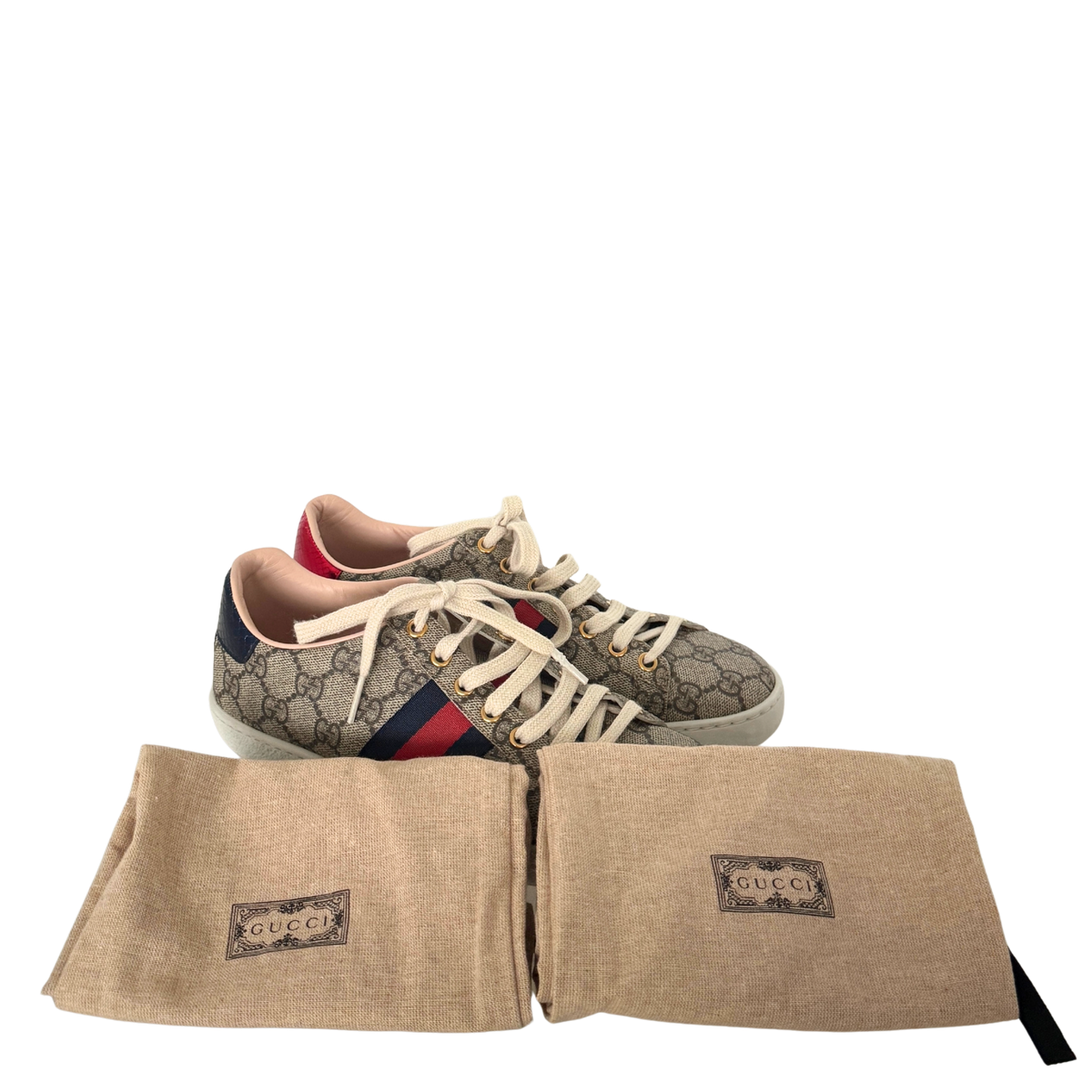 Gucci Ace Damensneaker Größe 36 1/2 Braun / sehr gut Gucci