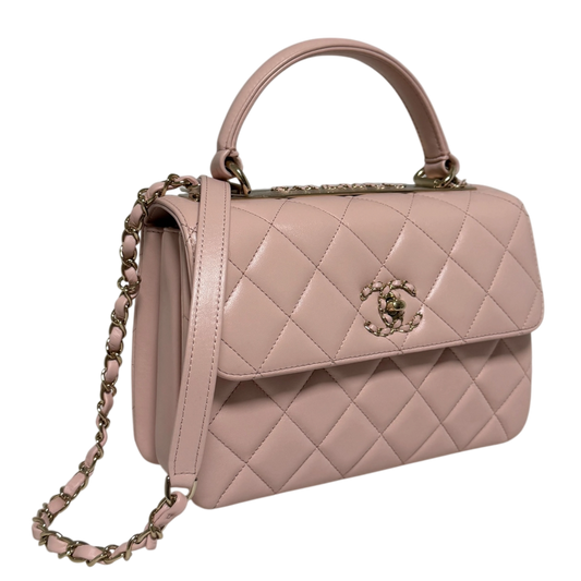 Chanel Trendy Chain CC Flap Dual Handle Light Pink Fullset / neuwertig Chanel