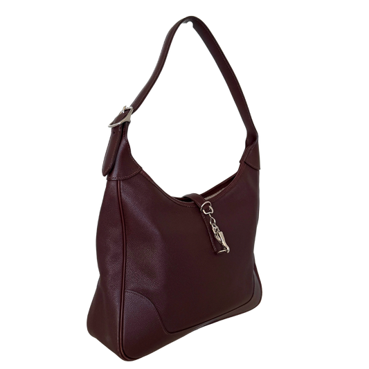 Hermès Trim 31 Schultertasche braun Evergrain Leder / gut Hermès