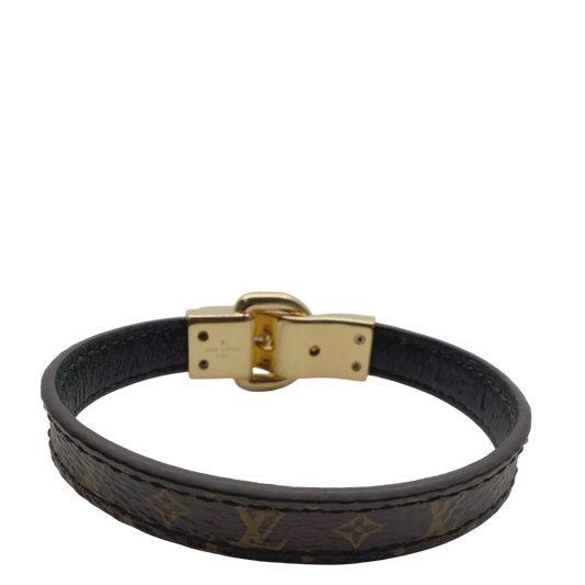 Louis Vuitton Fasten Your LV Armband Monogram Canvas Größe 19 – Ansicht 2