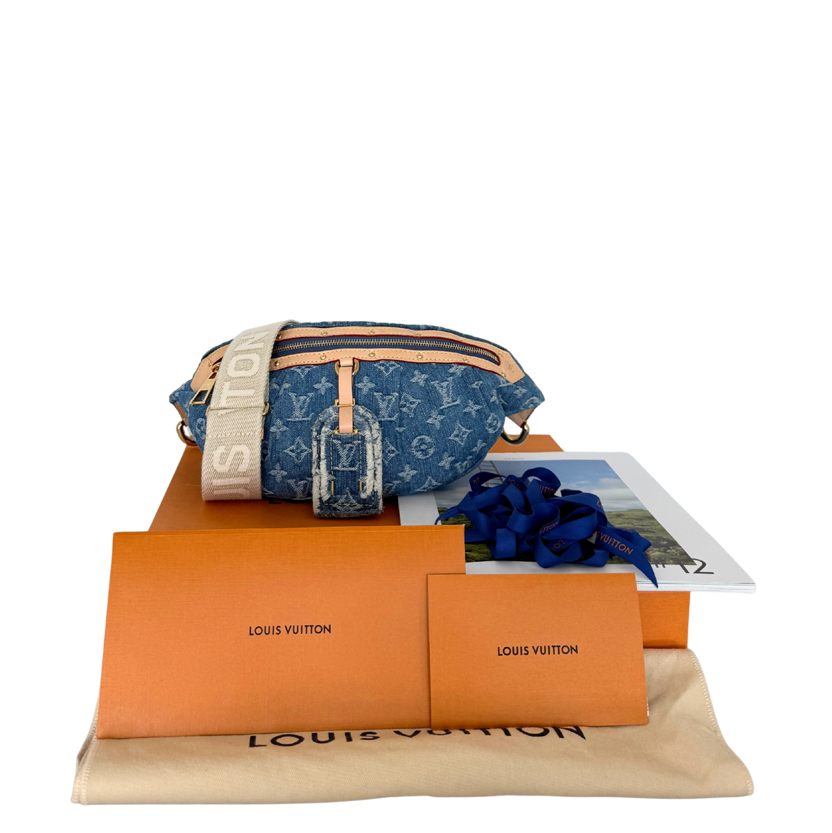 Louis Vuitton High Rise Monogram Denim M46837 Blau Fullset / neuwertig Louis Vuitton