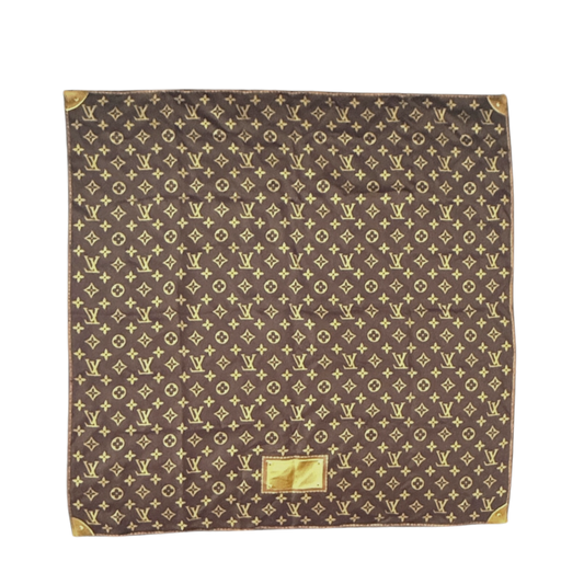 Louis Vuitton Monogram Classic Seidentuch Braun / neuwertig Louis Vuitton