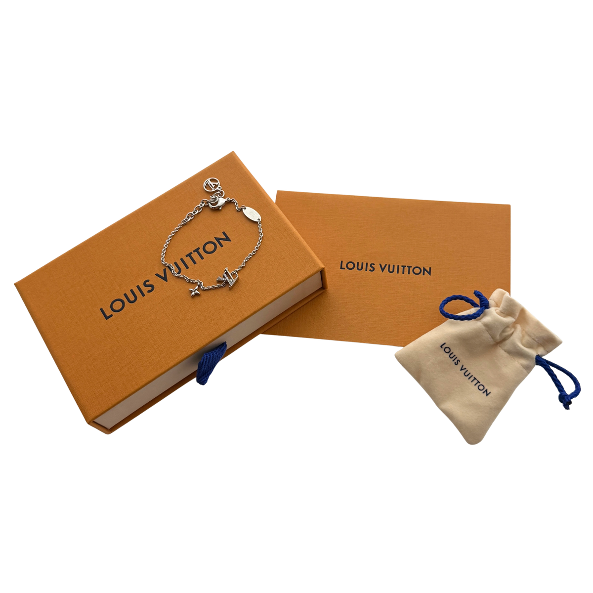 Louis Vuitton LV Iconic Bracelet Palladium Full Set / like new