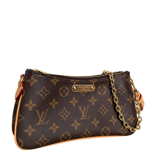 Louis Vuitton Liv Pochette Monogram Canvas Braun / neuwertig Louis Vuitton