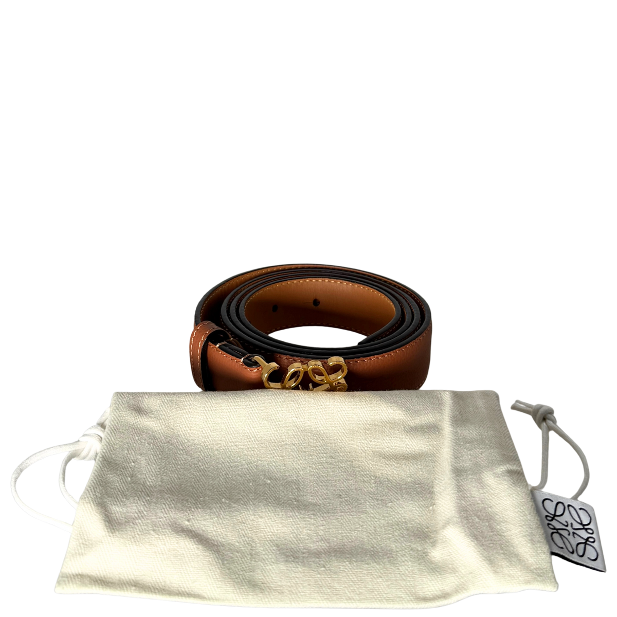 Loewe Anagram Gürtel Größe 100 Braun / sehr gut Loewe