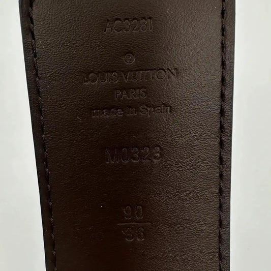 Louis Vuitton M0323U LV Initiales Wendegürtel 40 mm und 90cm braun / ungetragen Louis Vuitton