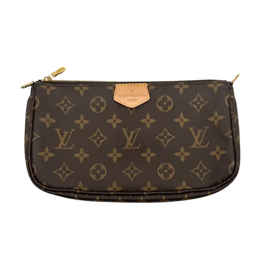 Louis Vuitton Multi Pochette Accessoires Monogram Canvas Khaki M44813 / sehr gut Louis Vuitton