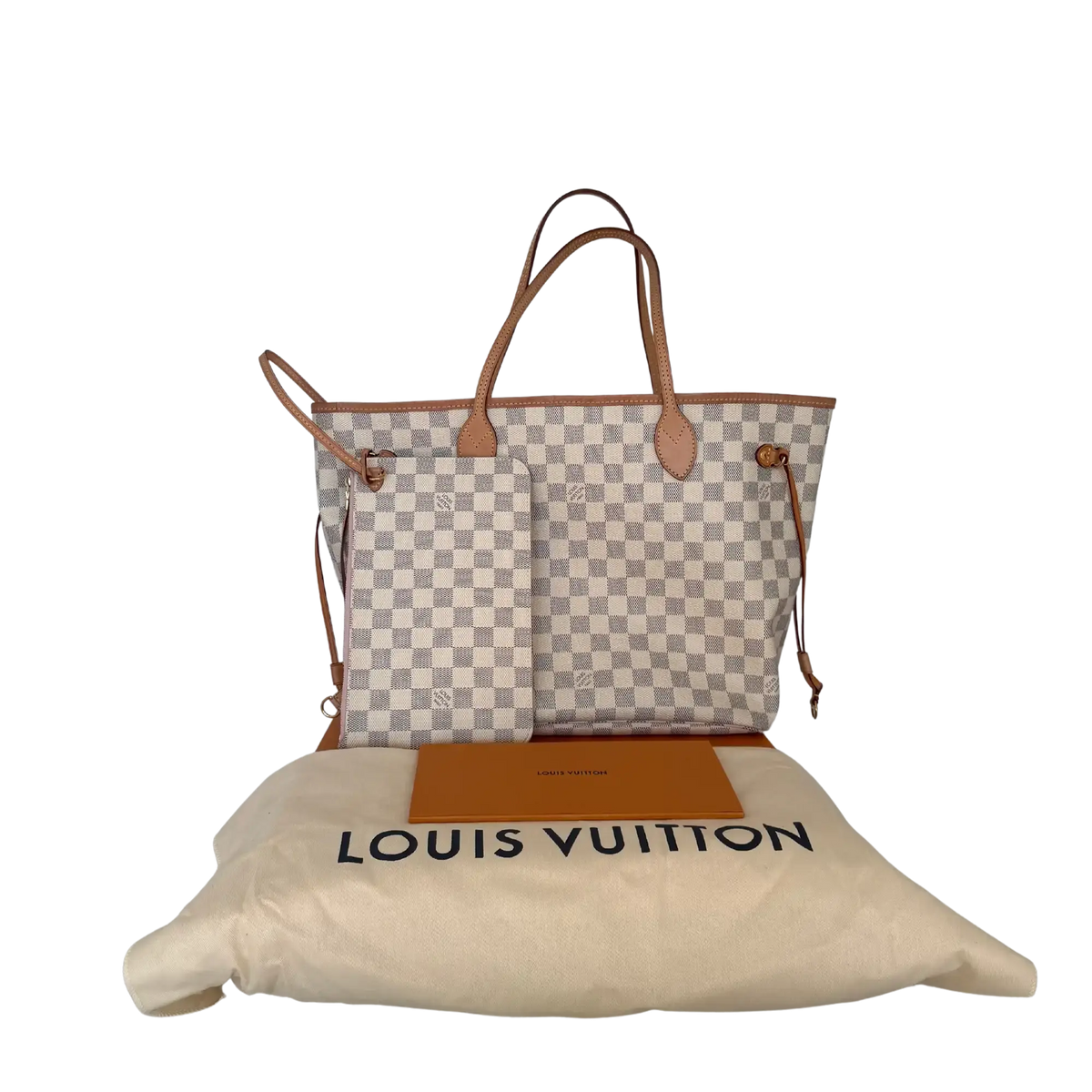 Louis Vuitton Neverfull MM Damier Azur 2019 / sehr gut Louis Vuitton
