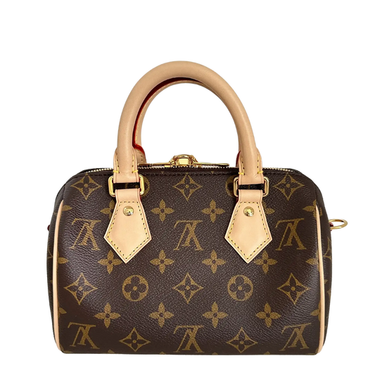 Louis Vuitton Speedy 20 mit Schulterriemen Monogram M46222 / ungetragen Louis Vuitton