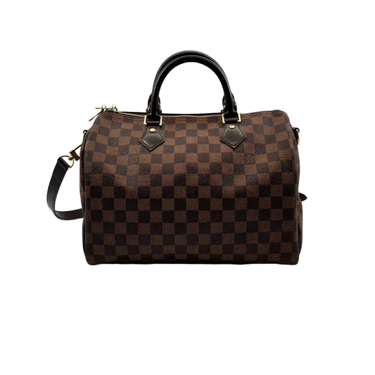 Louis Vuitton Speedy 30 Bandouliere Damier Ebene / sehr gut Louis Vuitton