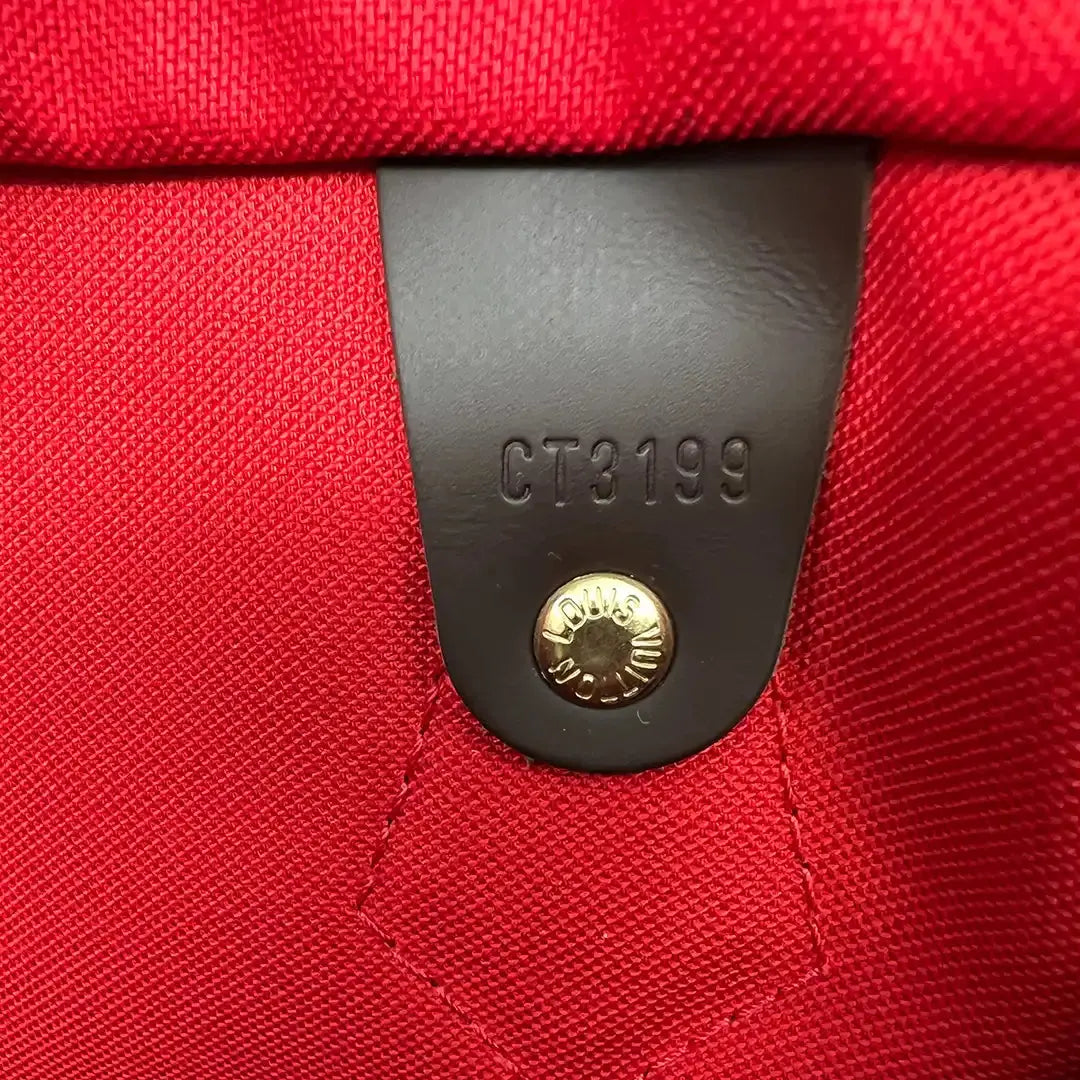 Louis Vuitton Speedy 30 Damier Ebene Canvas Tasche / sehr gut Echtheitscheck