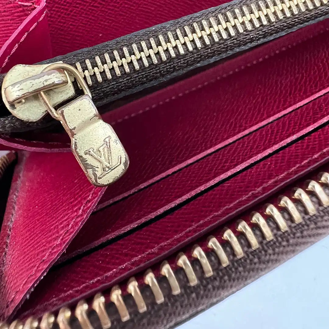 Louis Vuitton Clémence Geldbörse Monogram Canvas Fuchsia M60742 / sehr gut Louis Vuitton