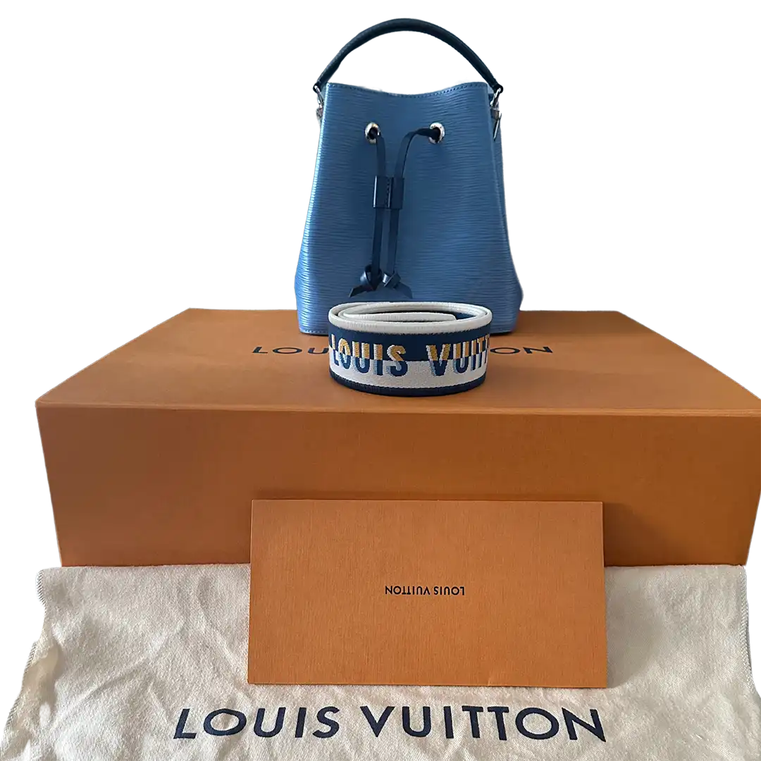 Louis Vuitton Néonoé BB Epi Leder blau breiter Strap limitiert Fullset / neuwertig Louis Vuitton