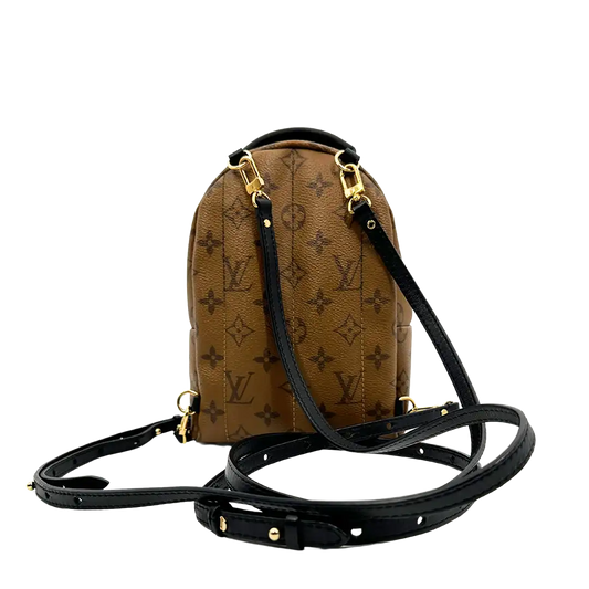 Louis Vuitton Palm Springs Mini Rucksack Reverse Monogram Fullset / sehr gut Louis Vuitton