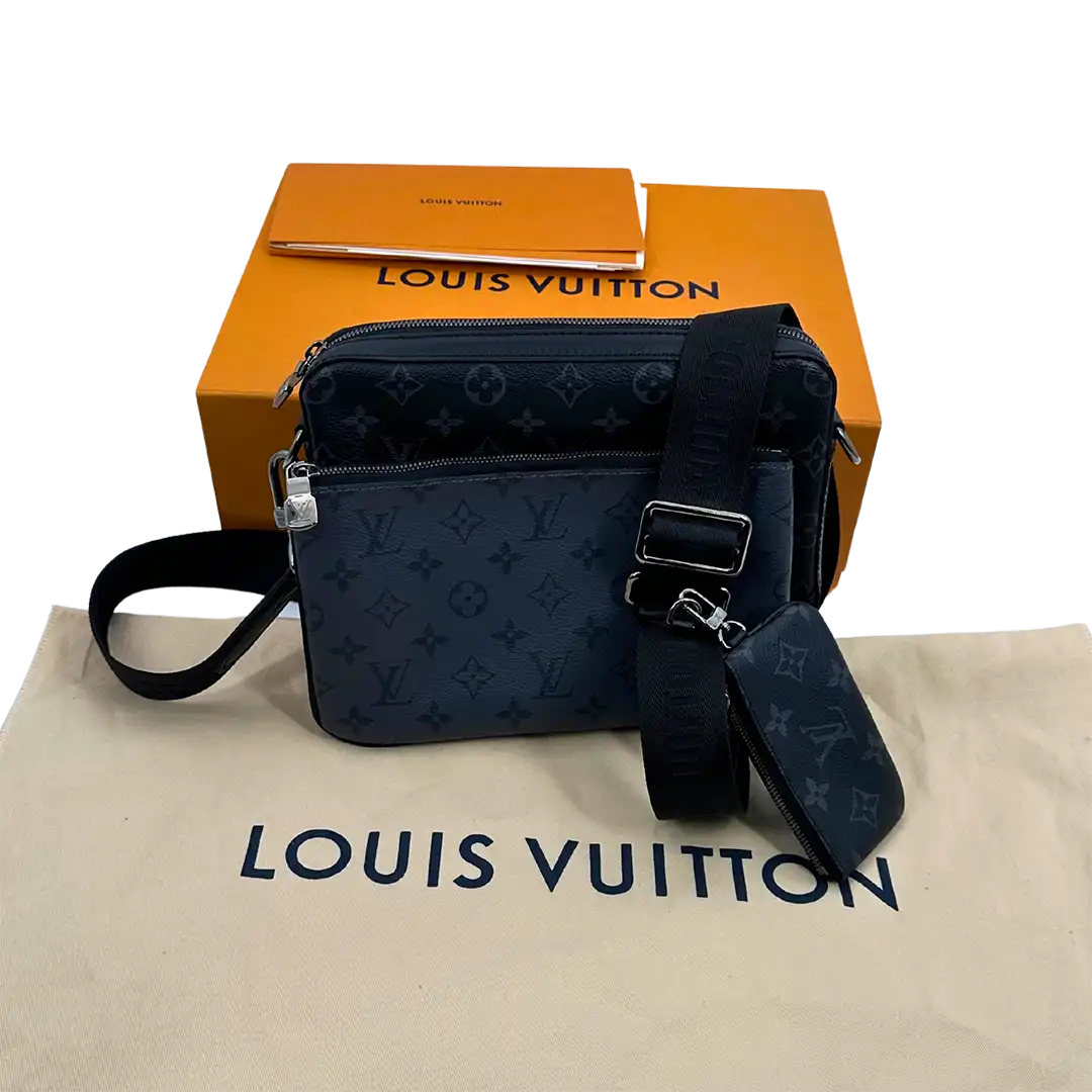 Louis Vuitton Trio Messenger Bag Monogram Eclipse M69443 Fullset / neuwertig Louis Vuitton