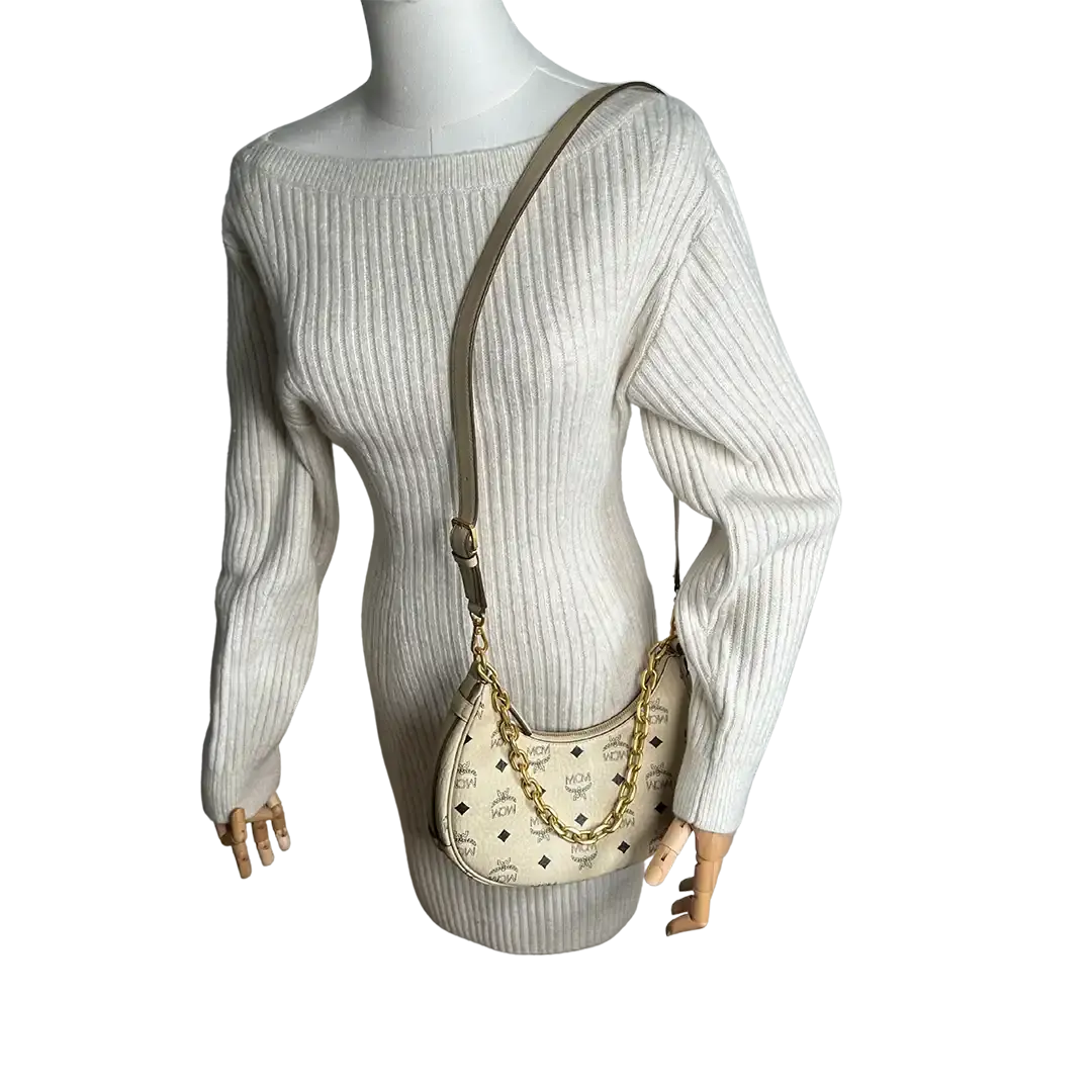 MCM Aren Hobo Viesetos Bag beige neue Kollektion / neuwertig MCM
