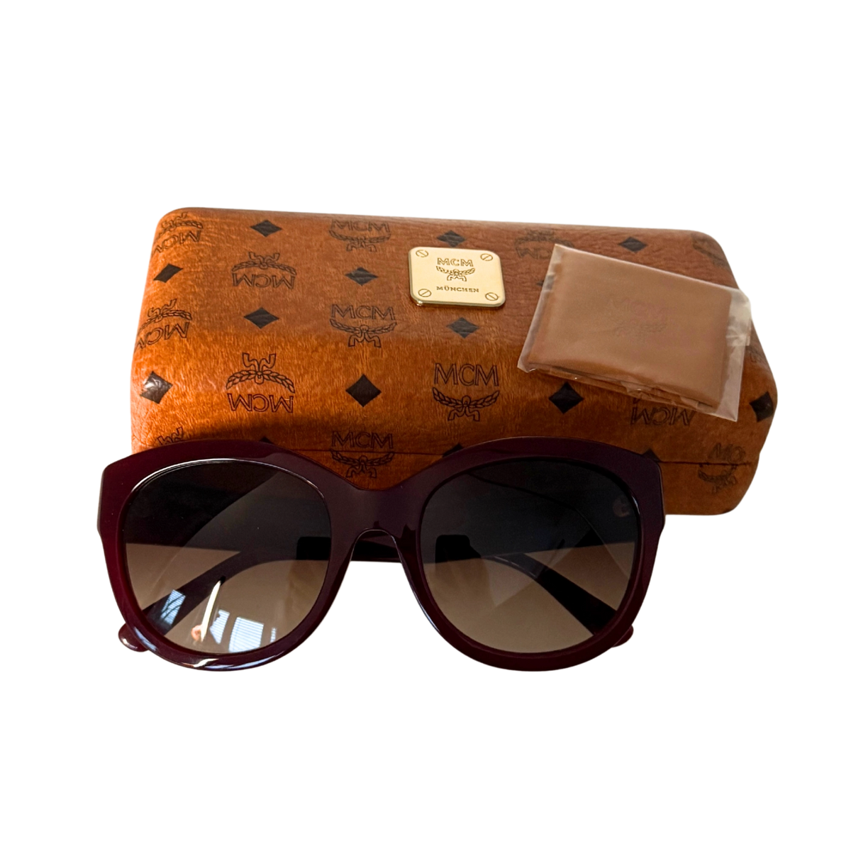 MCM Sonnenbrille MCM606S Bordeauxrot / neuwertig MCM