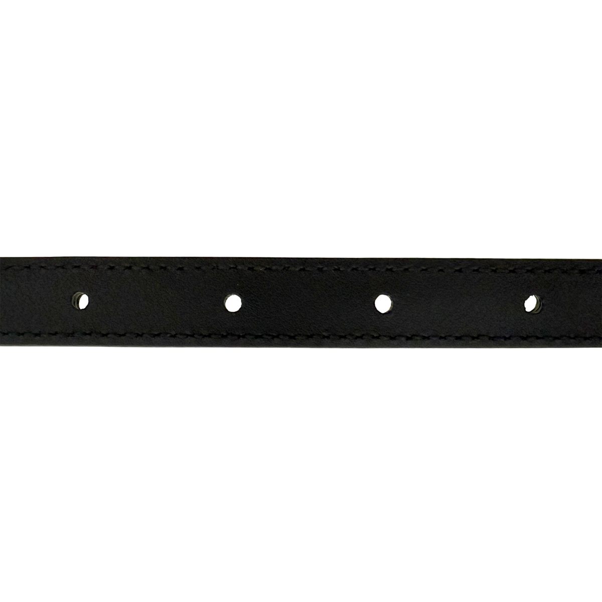 Gucci G Buckle schmaler Gürtel aus Leder 85cm Schwarz / sehr gut Gucci