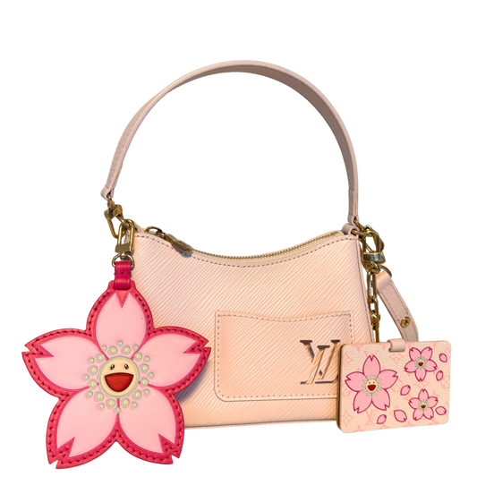 Louis Vuitton x Takashi Murakami Marellini Epi Leather Pink Full Set / very good