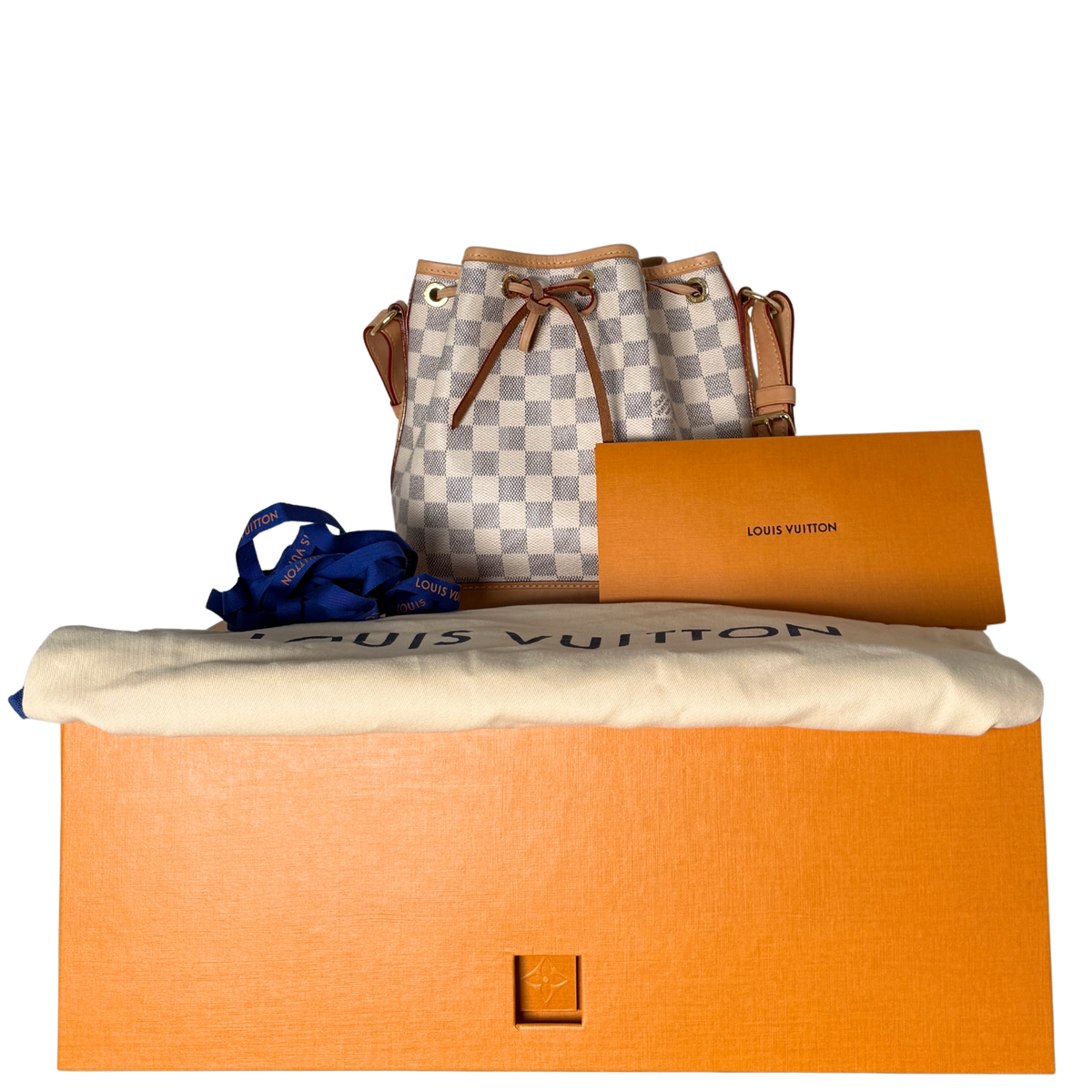 Louis Vuitton Noé BB Damier Azur Canvas Beige