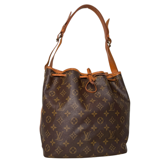 Louis Vuitton Petit Sac Noé Monogram Canvas Braun / gut Echtheitscheck