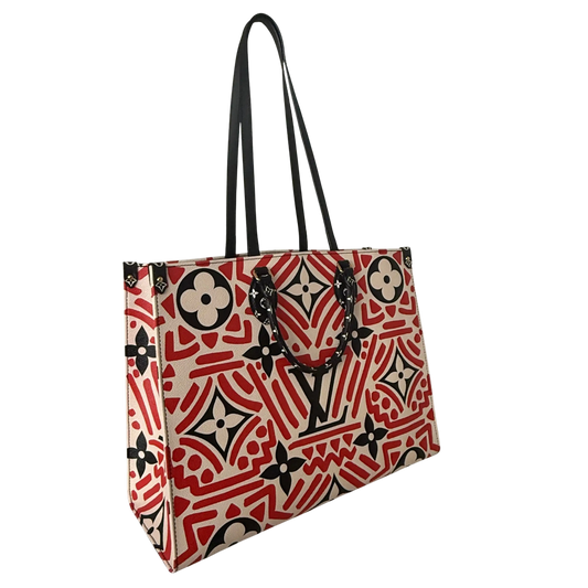 Louis Vuitton Monogram Giant Crafty Onthego GM M45358 Rot / sehr gut Louis Vuitton