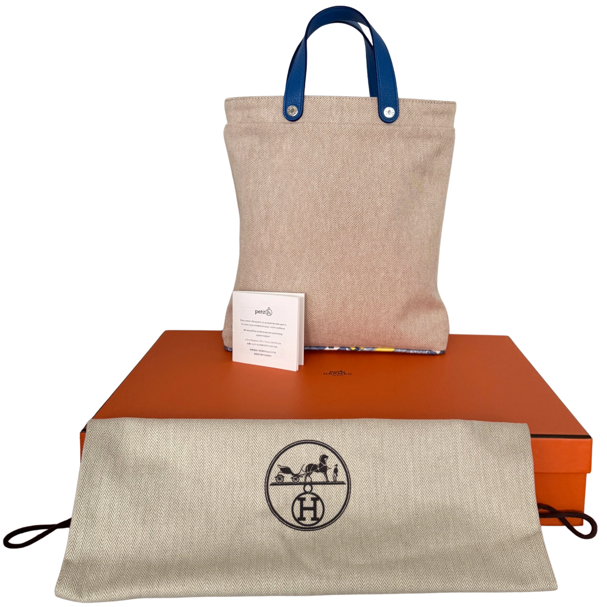 Hermès Petit h Tote Bag Beige / neuwertig Echtheitscheck