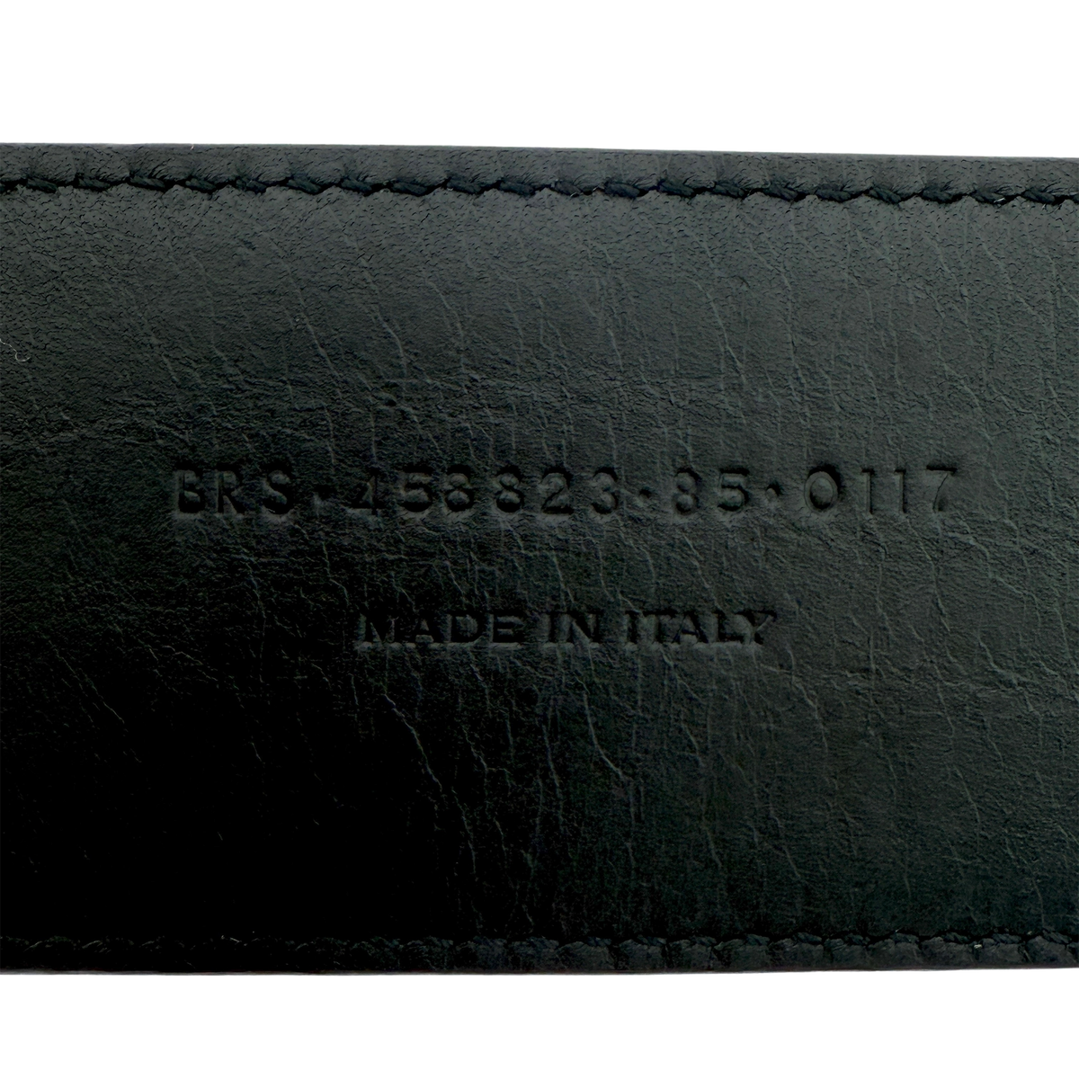 Saint Laurent Gürtel Schlangenlederoptik Schwarz / neuwertig Saint Laurent