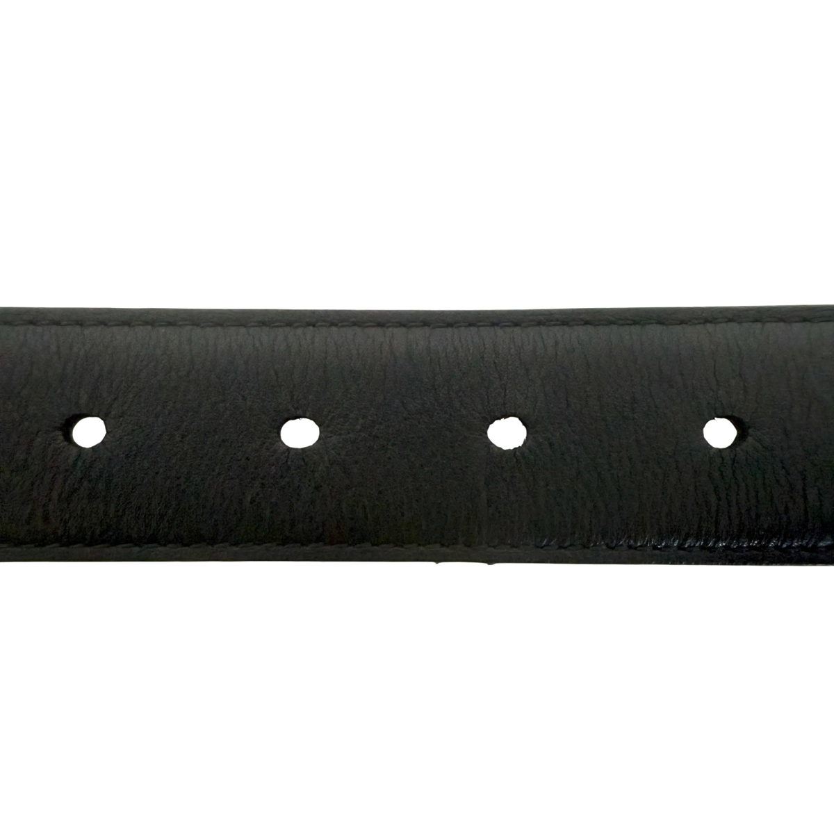 Saint Laurent Cassandre Gürtel aus glänzendem Saint Laurent Leder mit quadratischer Schnalle 80cm Schwarz / sehr gut Saint Laurent