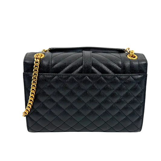 Saint Laurent YSL Envelope Schultertasche Medium schwarz / neu Saint Laurent