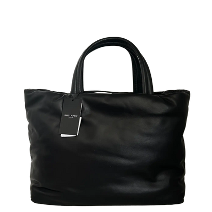 Saint Laurent Bag New Tote 1000 black Shopper Lammleder / ungetragen Saint Laurent
