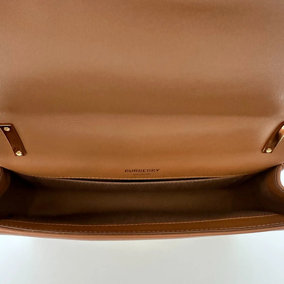 Burberry kleine Lola Handtasche Leder braun / ungetragen Burberry