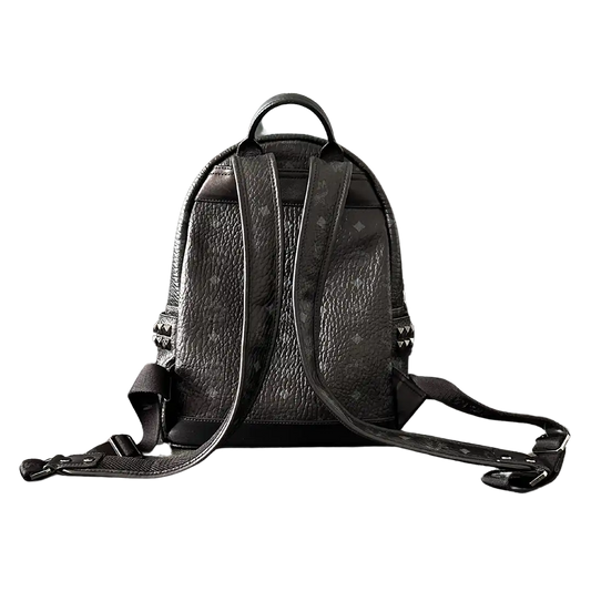 MCM Stark Small Rucksack Monogram schwarz / sehr gut MCM
