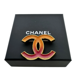 Chanel CC Broche Goud/Oranje/Roze - Gelimiteerde Editie