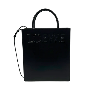 Loewe Shopper A4 draagtas kalfsleer zwart