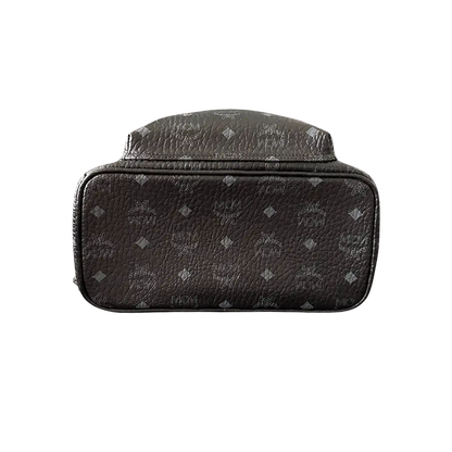 MCM Stark Small Rucksack Monogram schwarz / sehr gut MCM