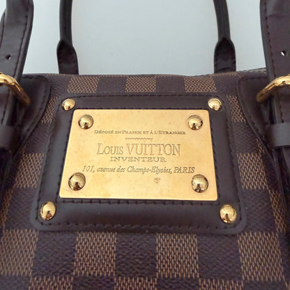 Louis Vuitton Berkeley Damier Ebene Handtasche / gut Louis Vuitton